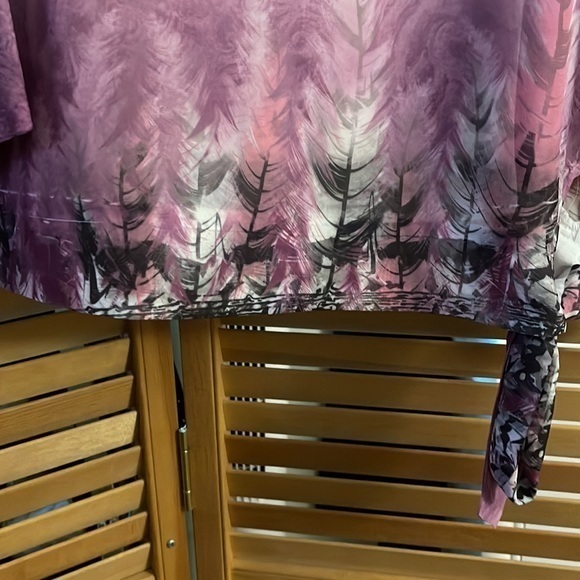 Heart Soul Short Sleeve Blouse Size Medium - Picture 6 of 9